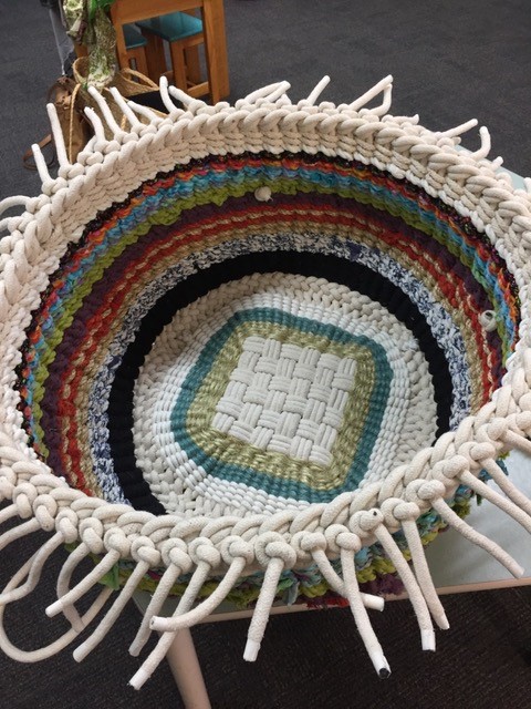 Photo of the twine woven basket
