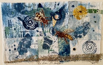 Framed mixed media by Rona Mirtle